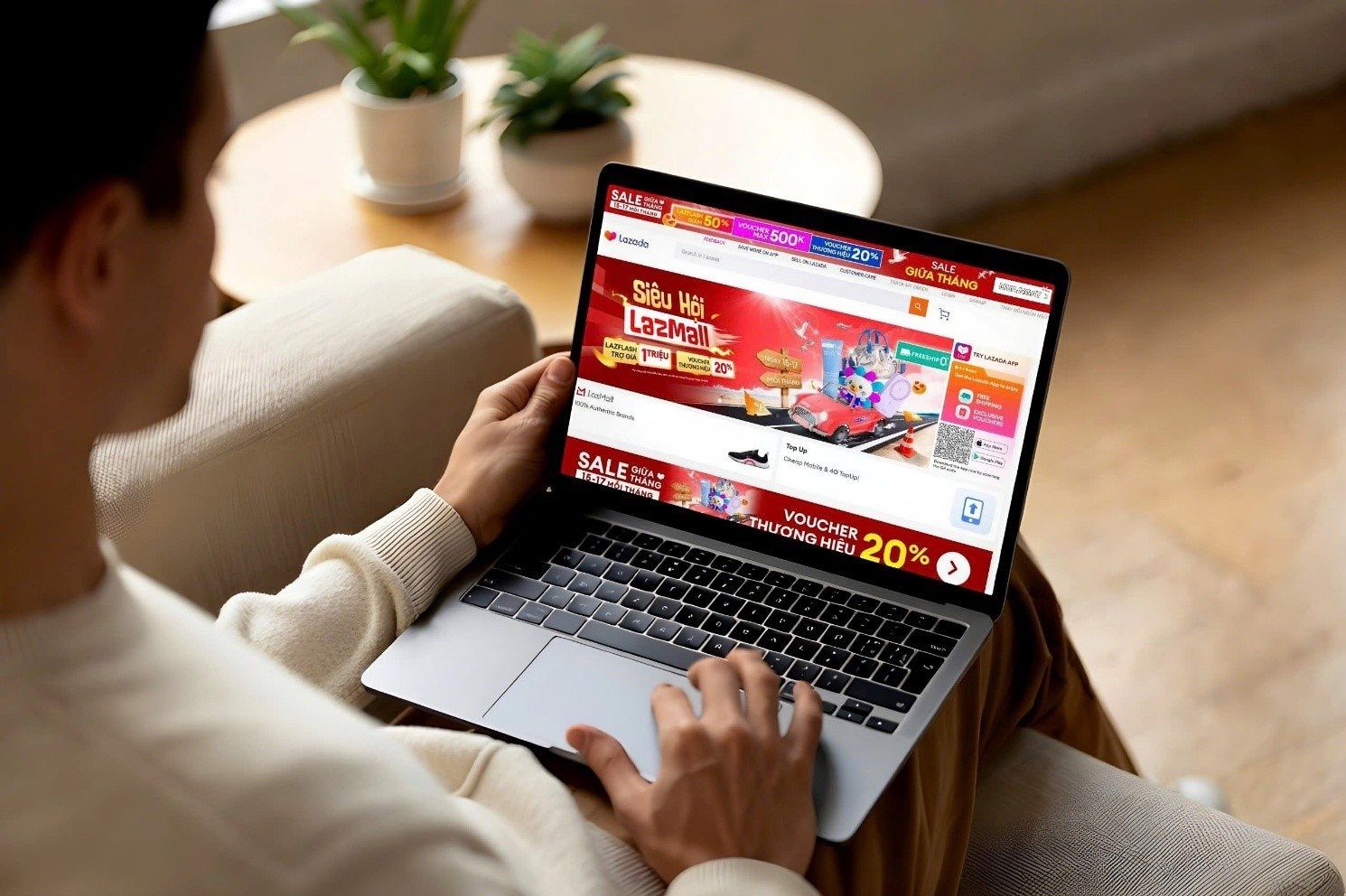 Lazada Vietnam's platform-wide GMV during the '6.6 Super Sale' nearly quadruples