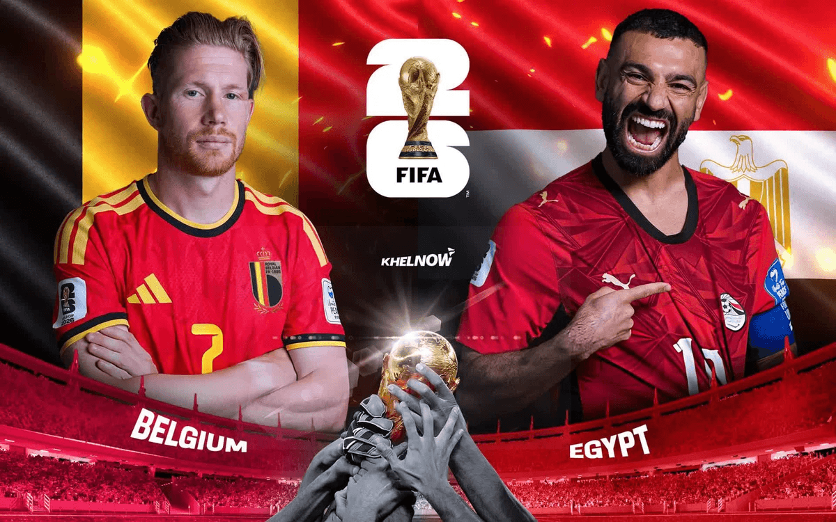 Bỉ vs Ai Cập World Cup 2026: Kevin De Bruyne và canh bạc cuối cho giấc mơ vô địch
