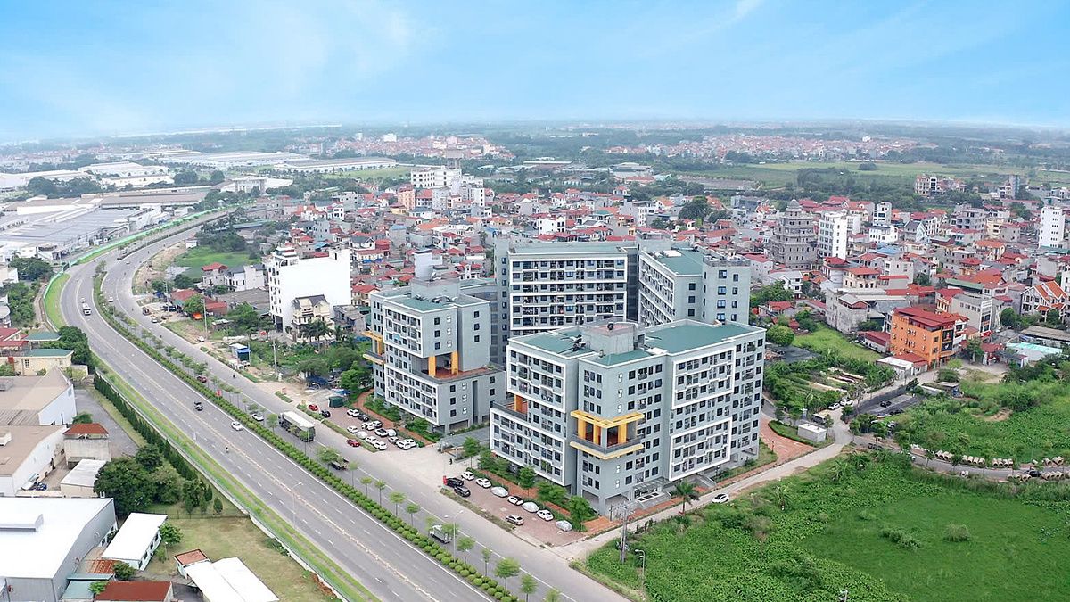 Nhà ở xã hội gần đại lộ Thăng Long giá 23,5 triệu đồng một m2