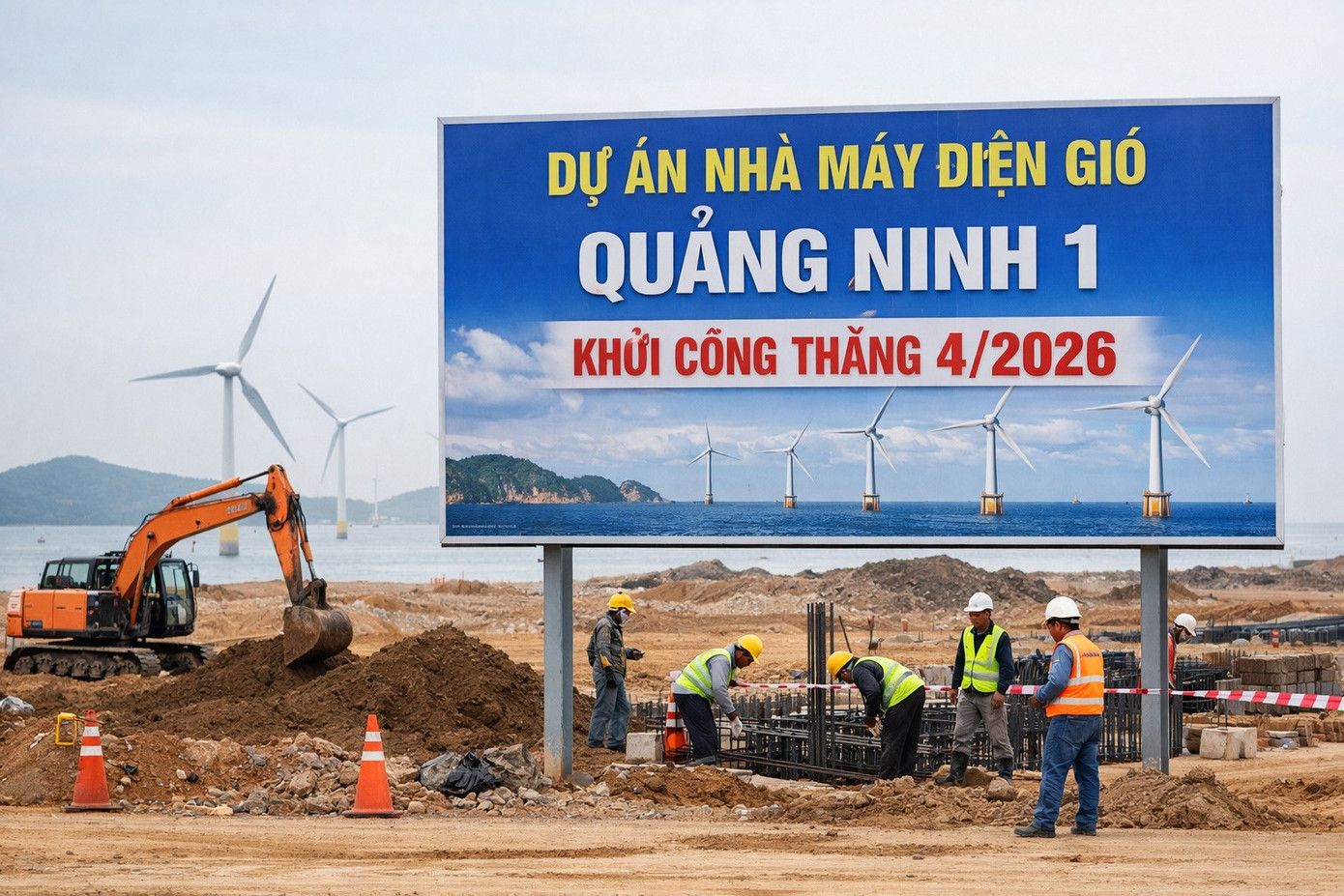 Quảng Ninh sẽ khởi công nhà máy điện gió đầu tiên của tỉnh