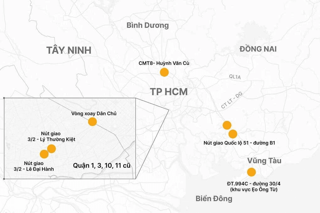 TP.HCM đề xuất xây 7 cầu vượt thép hơn 2.700 tỷ đồng tại các nút giao trọng điểm