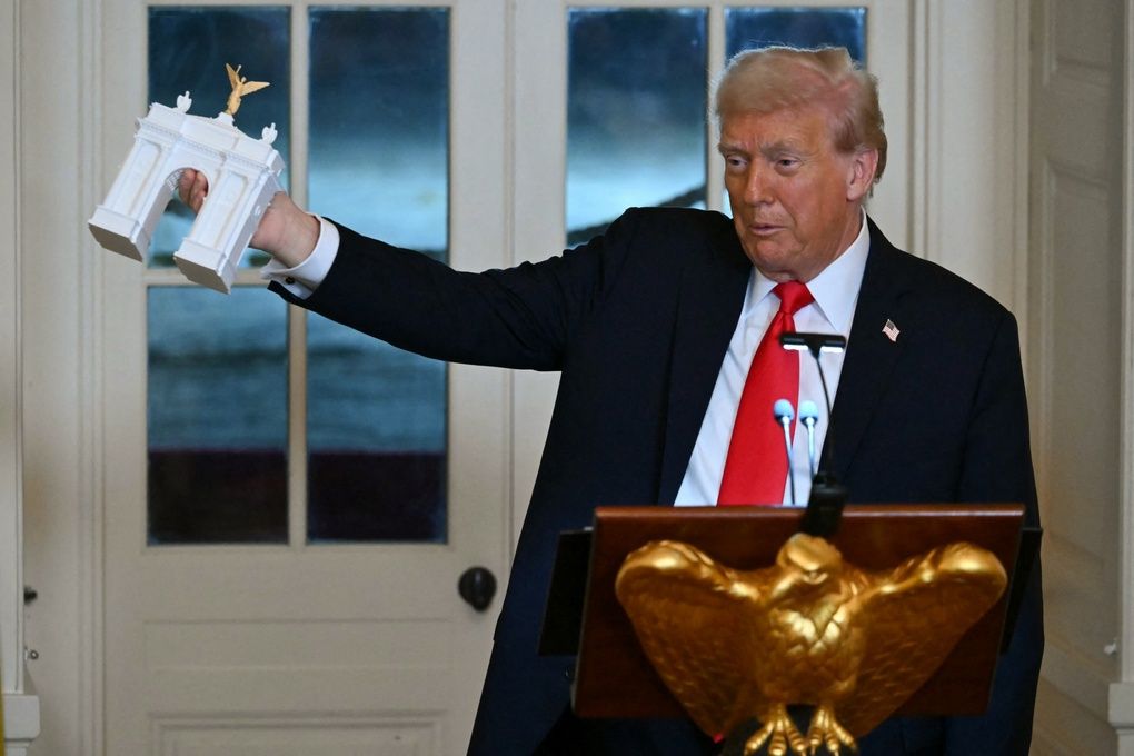 Mỹ sắp khởi công xây dựng khải hoàn môn do ông Trump đề xuất