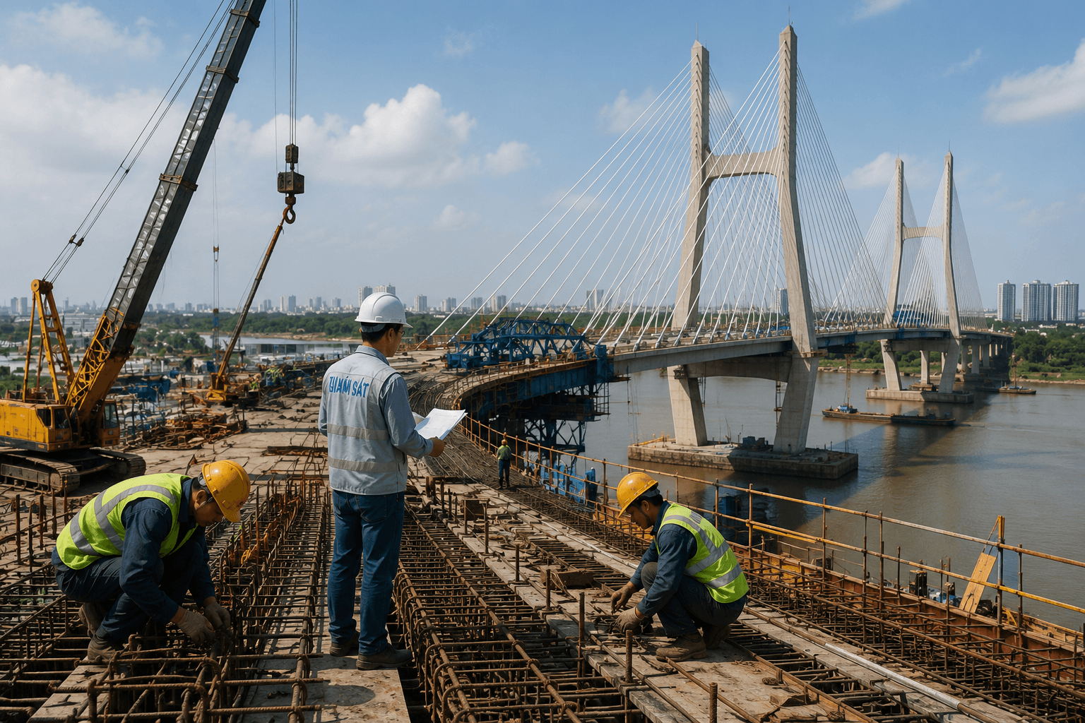 Hà Nội yêu cầu thi công ngay khi có mặt bằng, 7 cầu qua sông Hồng đã bàn giao 100%