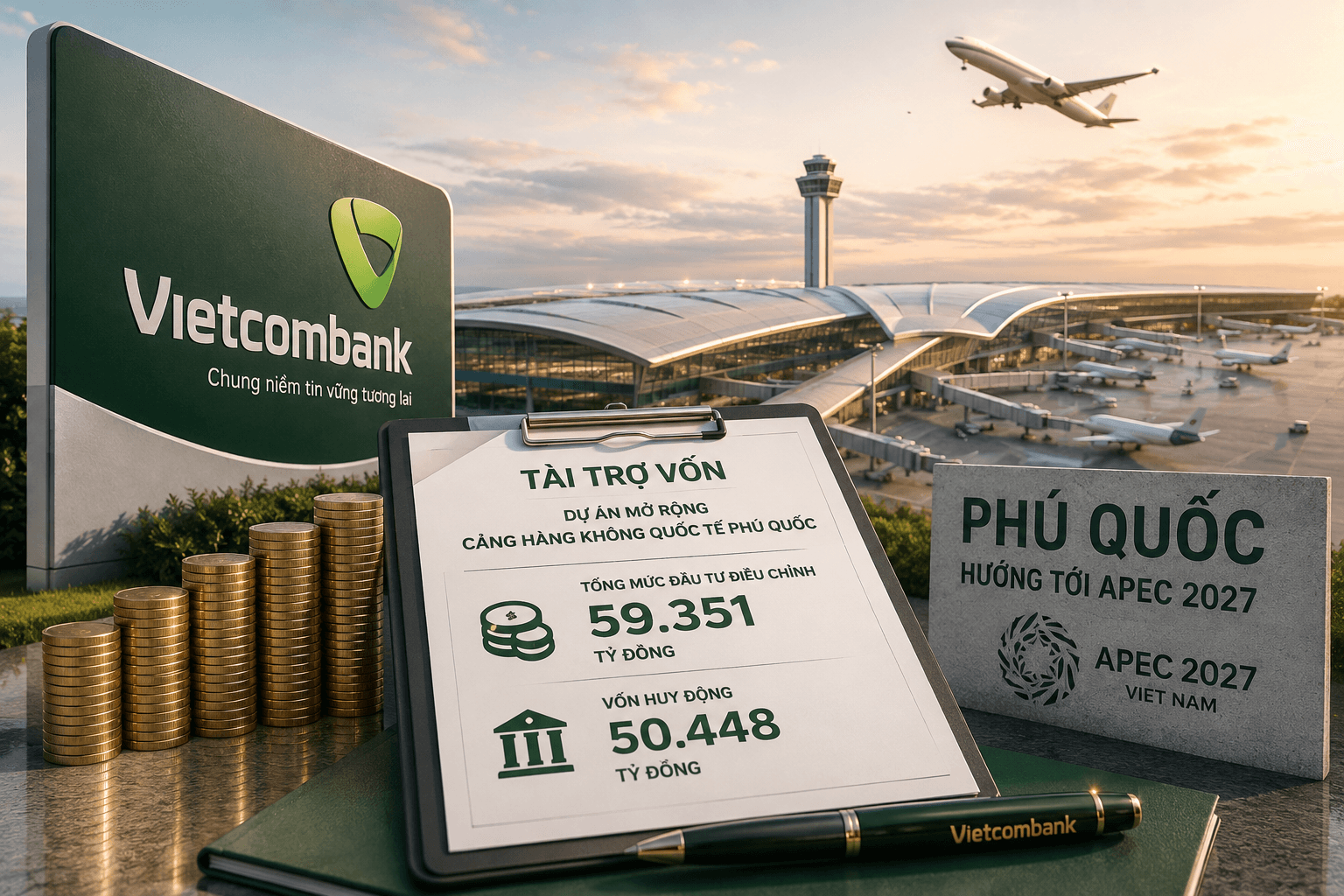 Một trong 18 dự án trọng điểm được Vietcombank tài trợ vốn, tổng đầu tư hơn 59.000 tỷ đồng