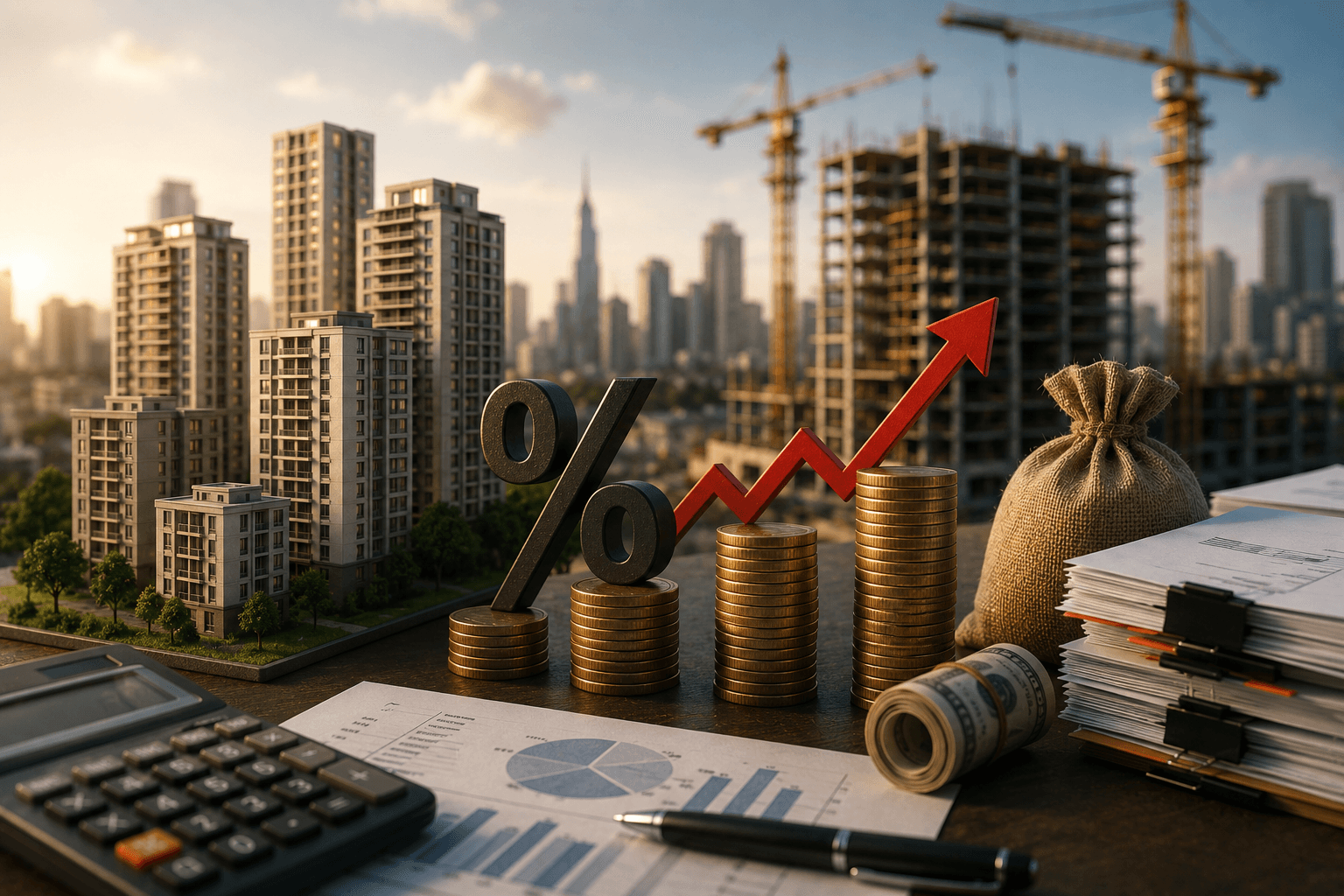 Lãi suất vay bất động sản tăng, nhiều doanh nghiệp phải trả tới 14%/năm