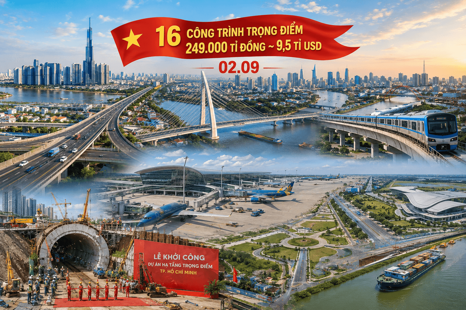 9,5 tỉ USD thay đổi diện mạo đô thị TP.HCM