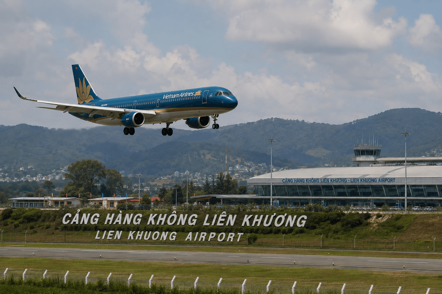 Hơn 1.032 tỷ đồng nâng cấp, sân bay Liên Khương chính thức khai thác trở lại