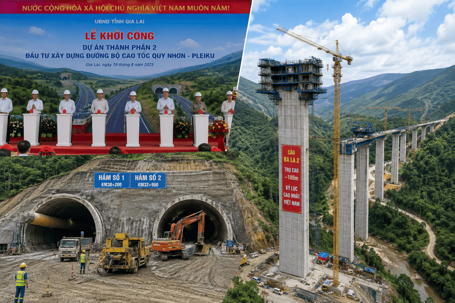 Cao tốc Quy Nhơn - Pleiku: Dự án hơn 27.000 tỷ đồng có trụ cầu cao nhất Việt Nam
