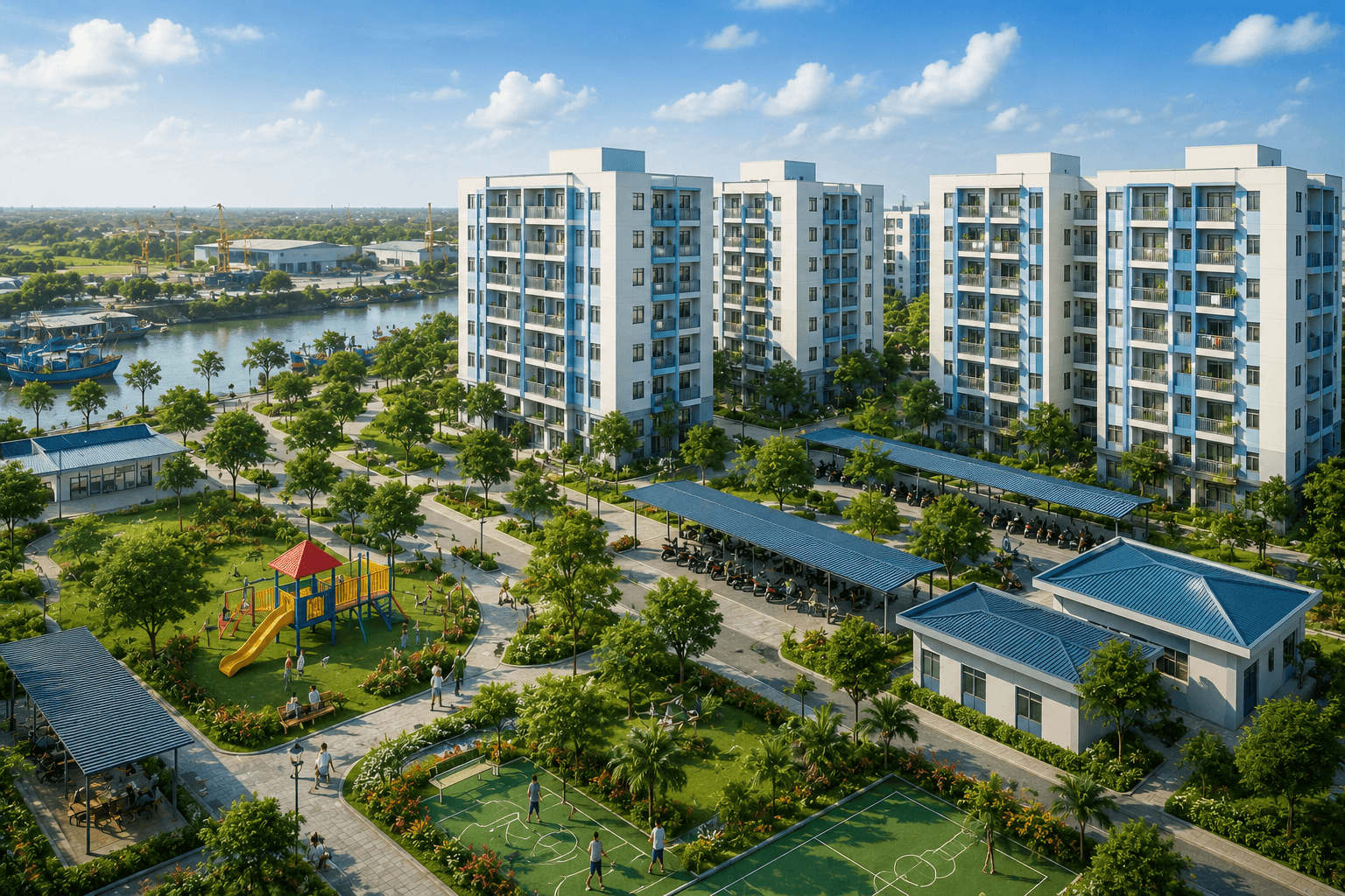 Cà Mau đặt mục tiêu phát triển 3.669 căn nhà ở xã hội cho thuê và nhà ở công nhân
