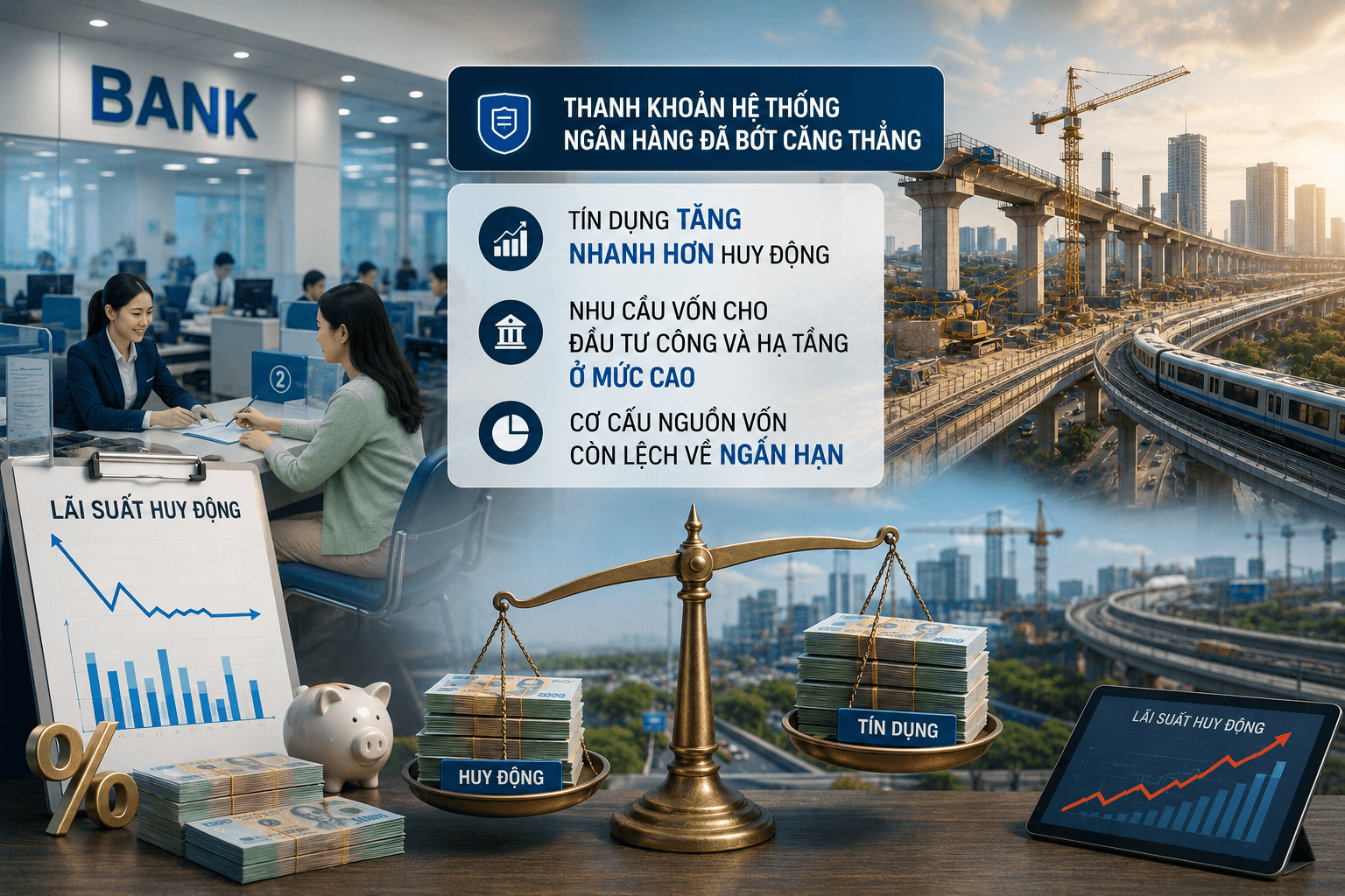 Vì sao lãi suất chưa giảm dù NHNN có loạt động thái hỗ trợ?
