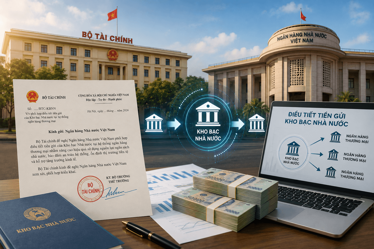 Đề xuất cơ chế “bơm” thêm ngân quỹ nhà nước nhàn rỗi hỗ trợ thanh khoản các ngân hàng