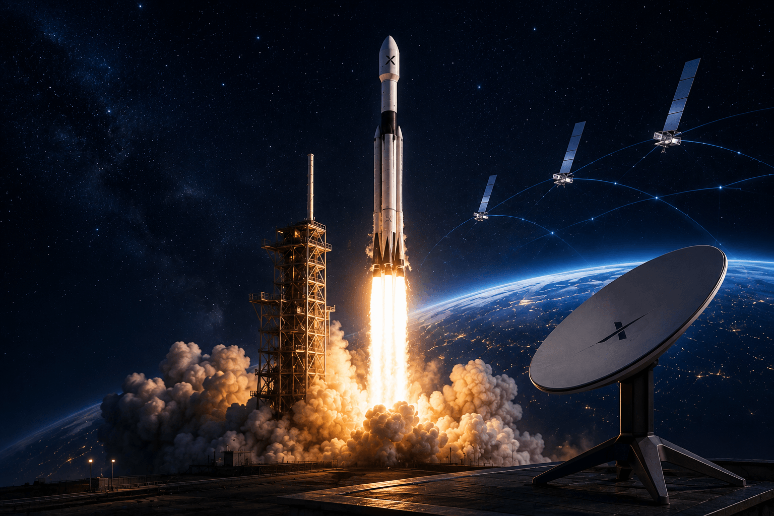 Starlink và AI thúc đẩy doanh thu SpaceX tăng 92% trong quý II