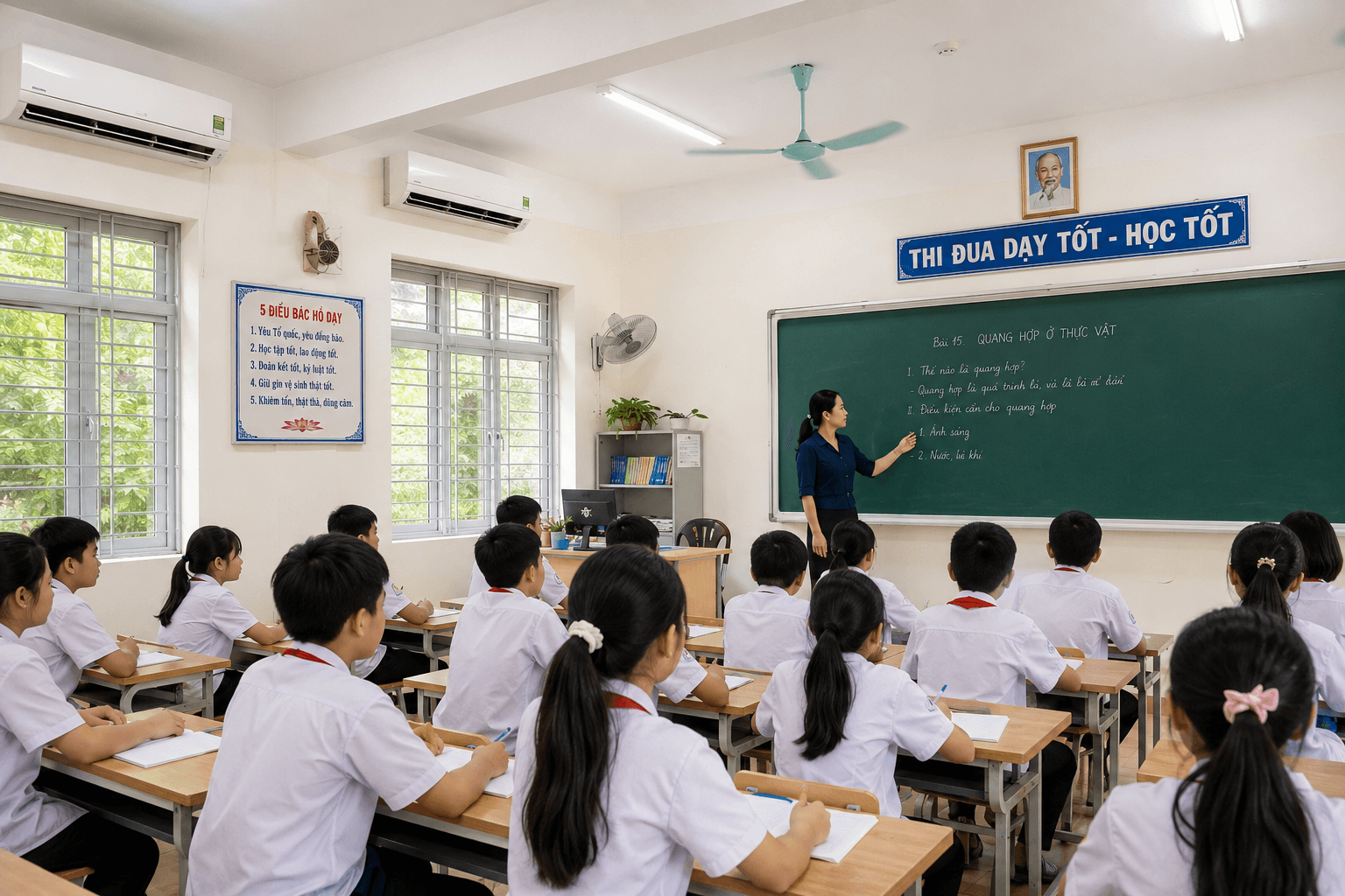Quảng Ninh muốn lắp 12.000 điều hòa và dùng điện mặt trời cho trường công