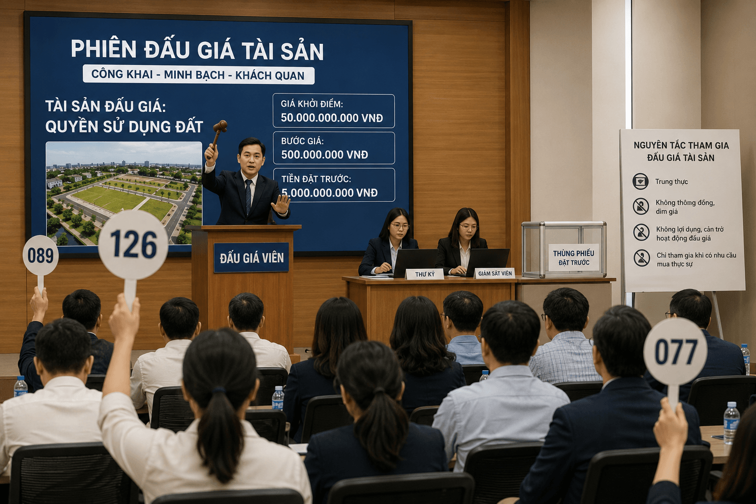 Luật Đấu giá tài sản (sửa đổi): Siết chặt quy định để ngăn “cò mồi” trục lợi