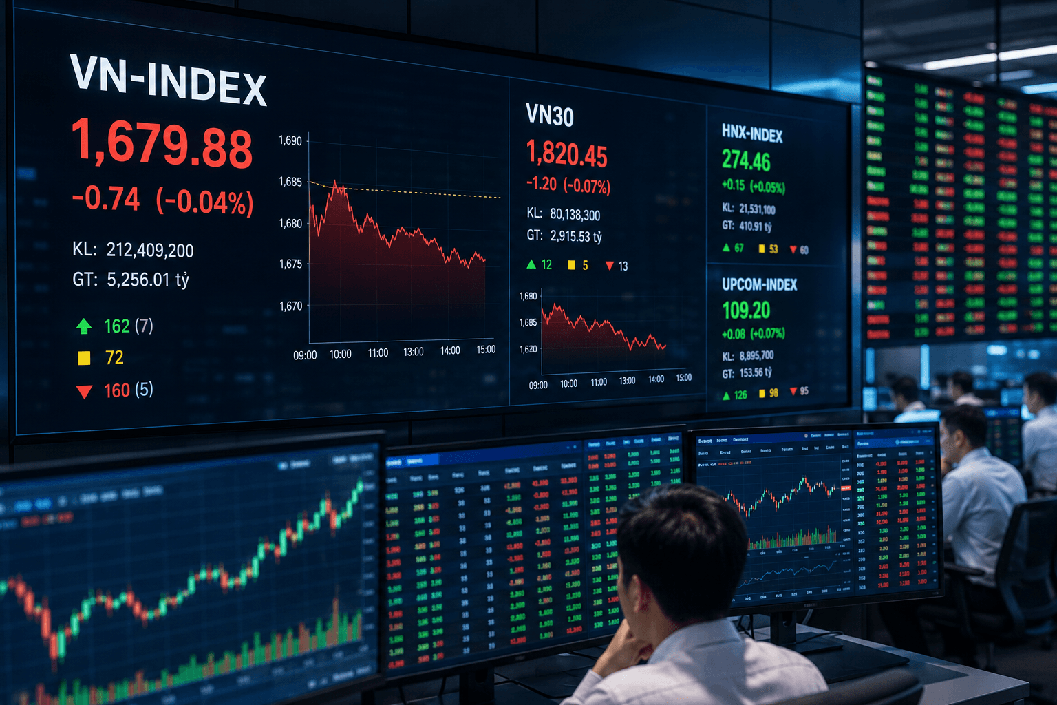 Nhịp đập Thị trường 29/07: Bluechip ngân hàng và công nghệ thông tin chịu áp lực bán ròng