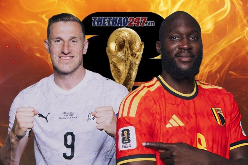 Link xem trực tiếp New Zealand vs Bỉ vòng 1 World Cup 2026 ở đâu?