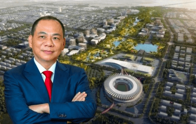 Pham Nhat Vuong inspects 59-trillion-dong 'super city' project planned to house about 200,000 residents