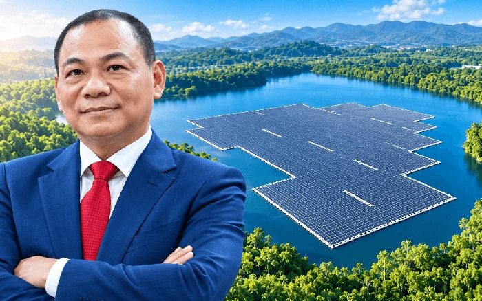 VinEnergo triển khai 2 dự án điện mặt trời nổi 550MW trên hồ thủy điện Bản Chát