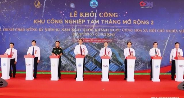 Đà Nẵng khởi công dự án Khu công nghiệp Tam Thăng (mở rộng 2) có quy mô hơn 110 ha