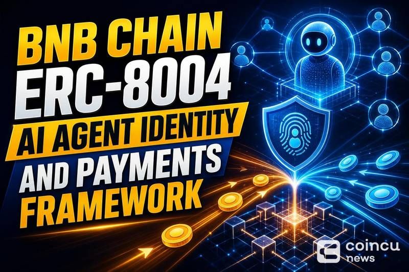 BNB Chain launches ERC-8004 AI agent identity and payments framework
