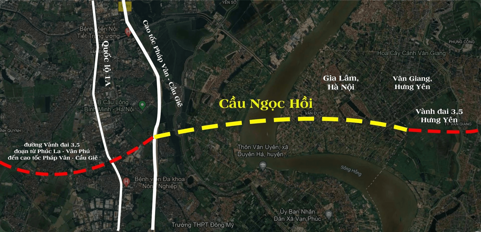 Cầu Ngọc Hồi gần 12.000 tỷ đồng nối Hà Nội với Hưng Yên đón tín hiệu tích cực mới