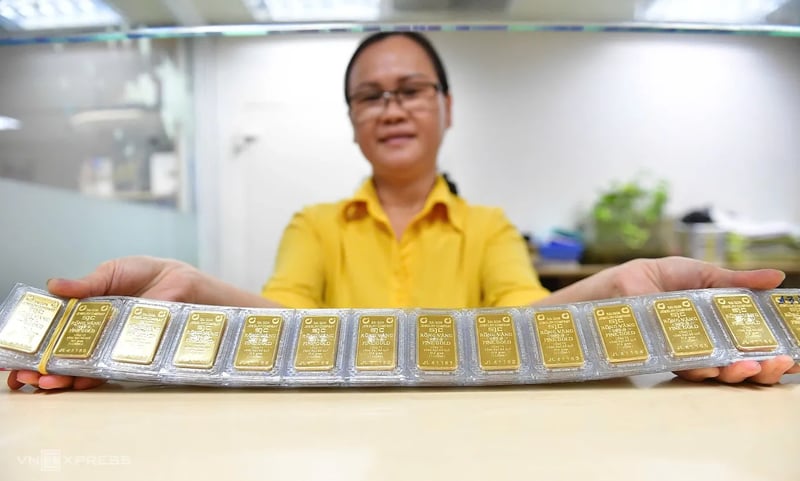 Mỗi lượng vàng giảm 2 triệu đồng