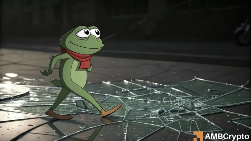 PEPE tiếp tục giảm giá: điều gì sẽ xảy ra tiếp theo khi vùng hỗ trợ của nó vẫn yếu