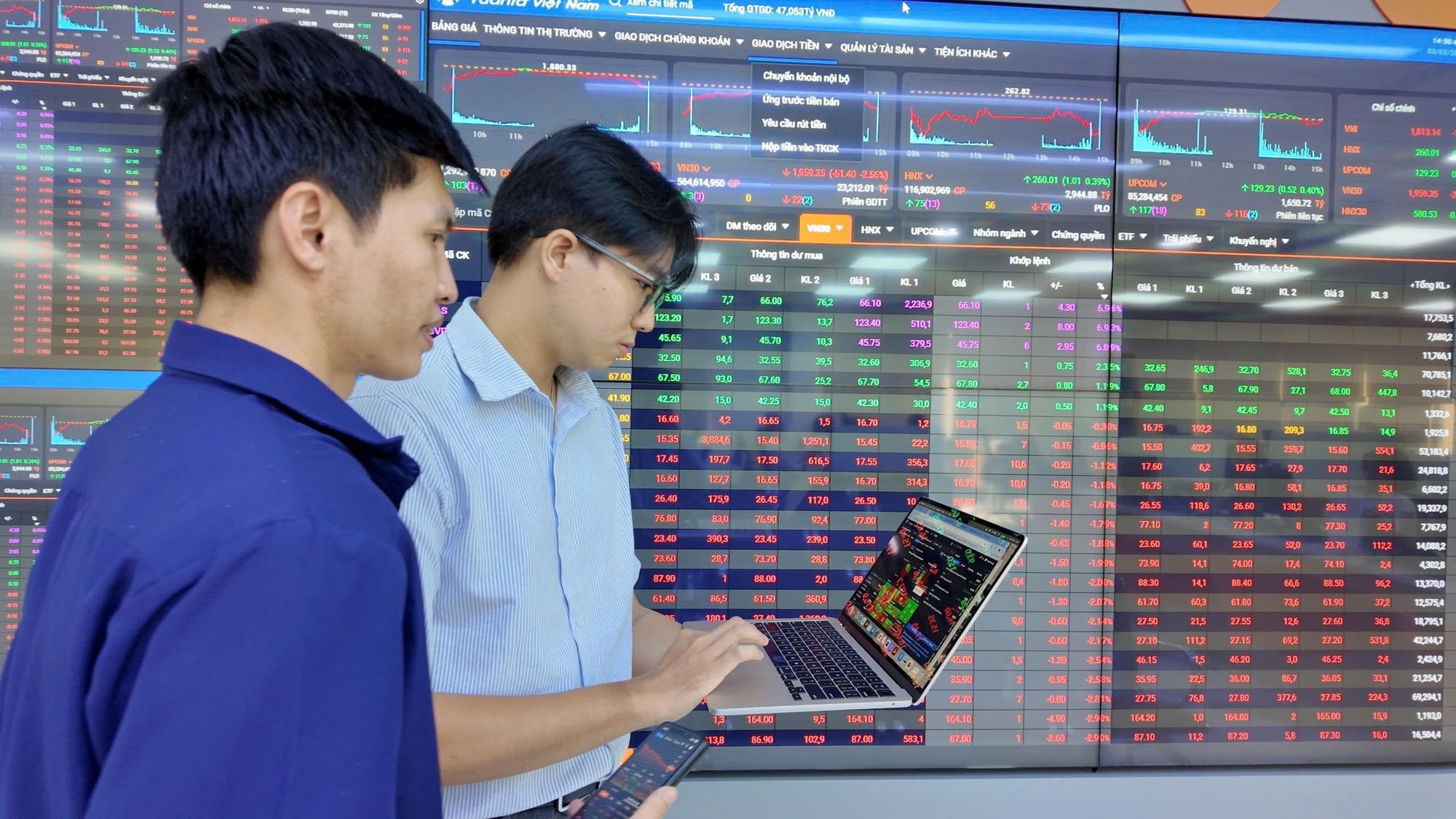 VN-Index hướng lên vùng 1.850 điểm, dòng tiền vẫn là ẩn số cần theo dõi