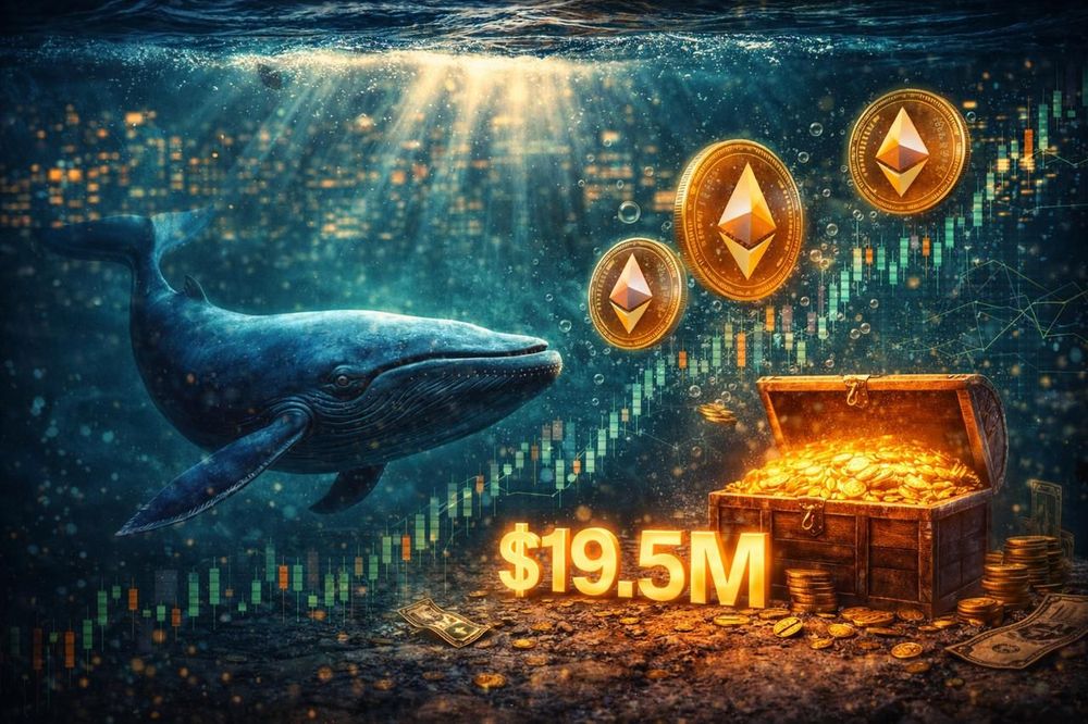 Ethereum OG cá voi quay lại thị trường với mua ETH trị giá 19,5 triệu USD — chi tiết