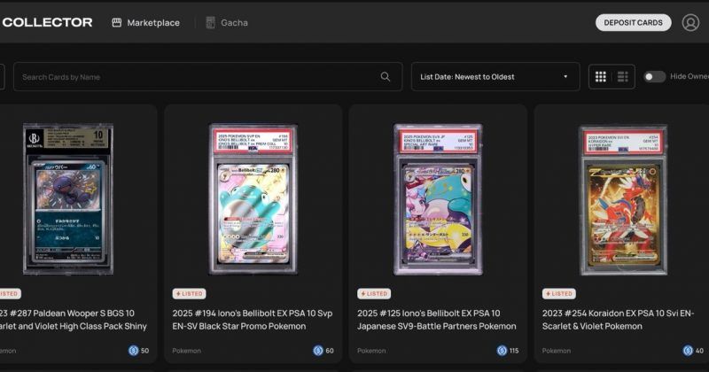 Collector Crypt sets weekly record with 215,000 tokenized TCG packs opened on Solana