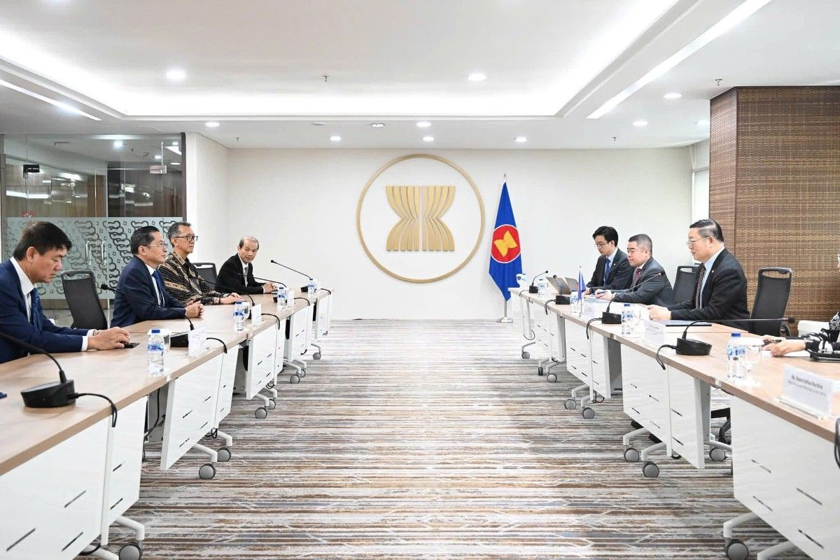 Tổng Thư ký ASEAN tiếp Chủ tịch Tập đoàn CT Group