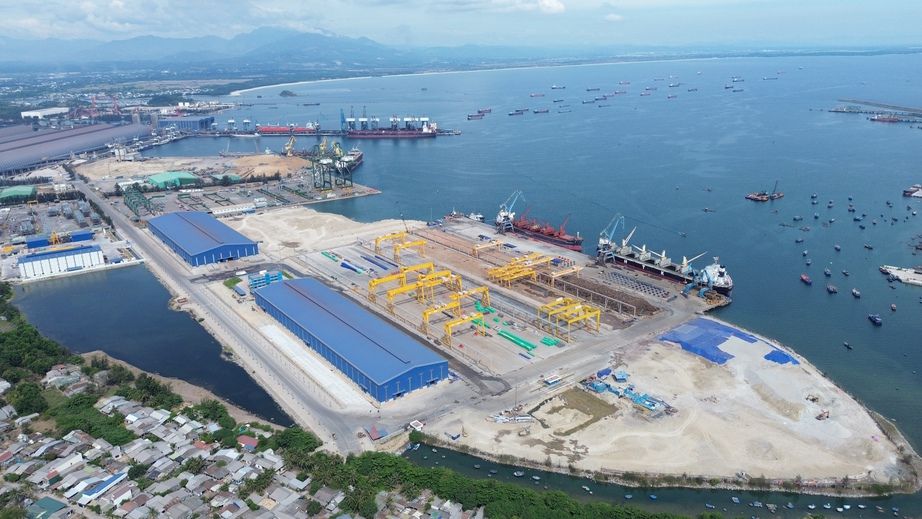 Quảng Ngãi cấp phép môi trường cho Bến cảng tổng hợp - Container Hòa Phát Dung Quất rộng gần 46ha
