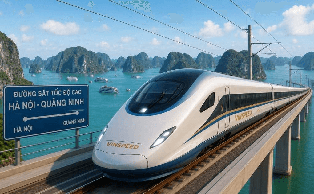 Vinhomes đầu tư vào dự án đường sắt tốc độ cao Hà Nội - Quảng Ninh
