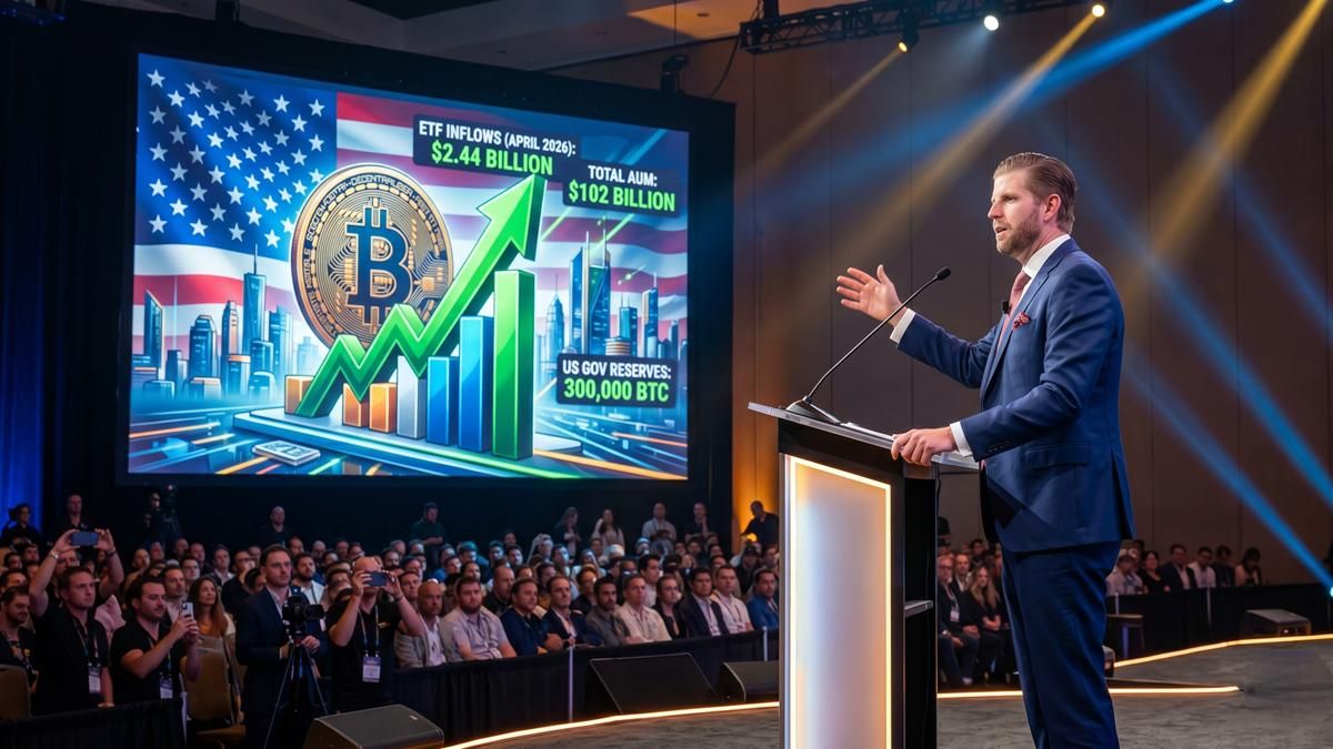 Eric Trump cho rằng Bitcoin đang bước vào giai đoạn mạnh nhất khi dòng vốn ETF tăng mạnh