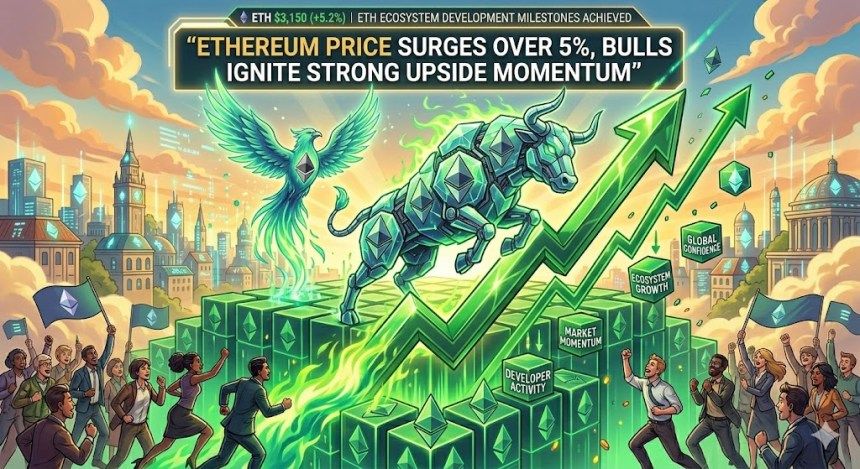 Giá Ethereum theo dõi đà tăng của Bitcoin, nhắm tới phá vỡ ngưỡng kháng cự quan trọng
