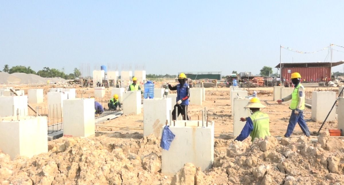 Diện mạo khu công nghiệp gần 3.000 tỷ đồng sau hơn 5 tháng khởi công