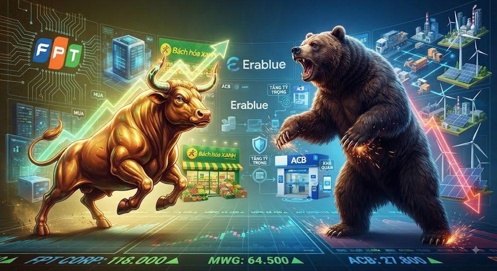 Khuyến nghị cổ phiếu: Mua FPT, tăng tỷ trọng MWG, khả quan ACB