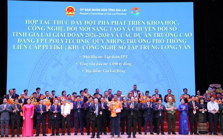 FPT đề xuất Gia Lai trở thành trung tâm công nghệ số và AI, đầu tư hạ tầng công nghệ và giáo dục