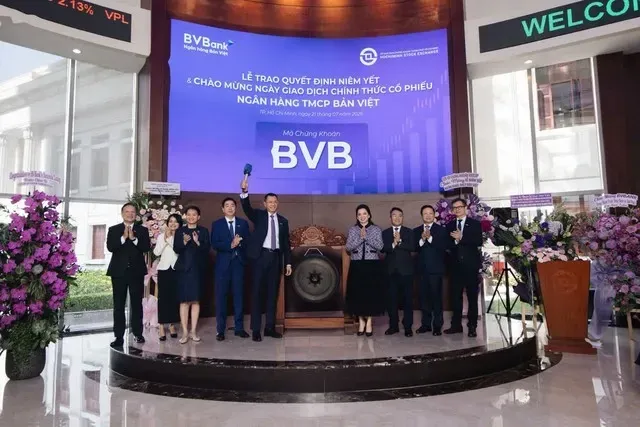 BVBank niêm yết 640 triệu cổ phiếu trên sàn HoSE