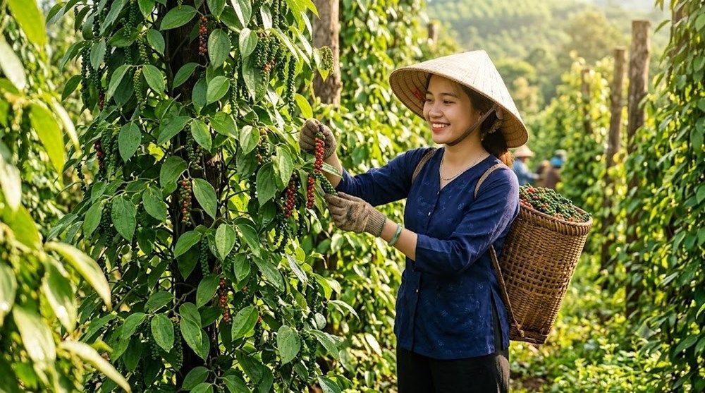 Giá tiêu hôm nay 19/8: Thị trường trong nước ổn định, nguồn cung đối mặt rủi ro thời tiết