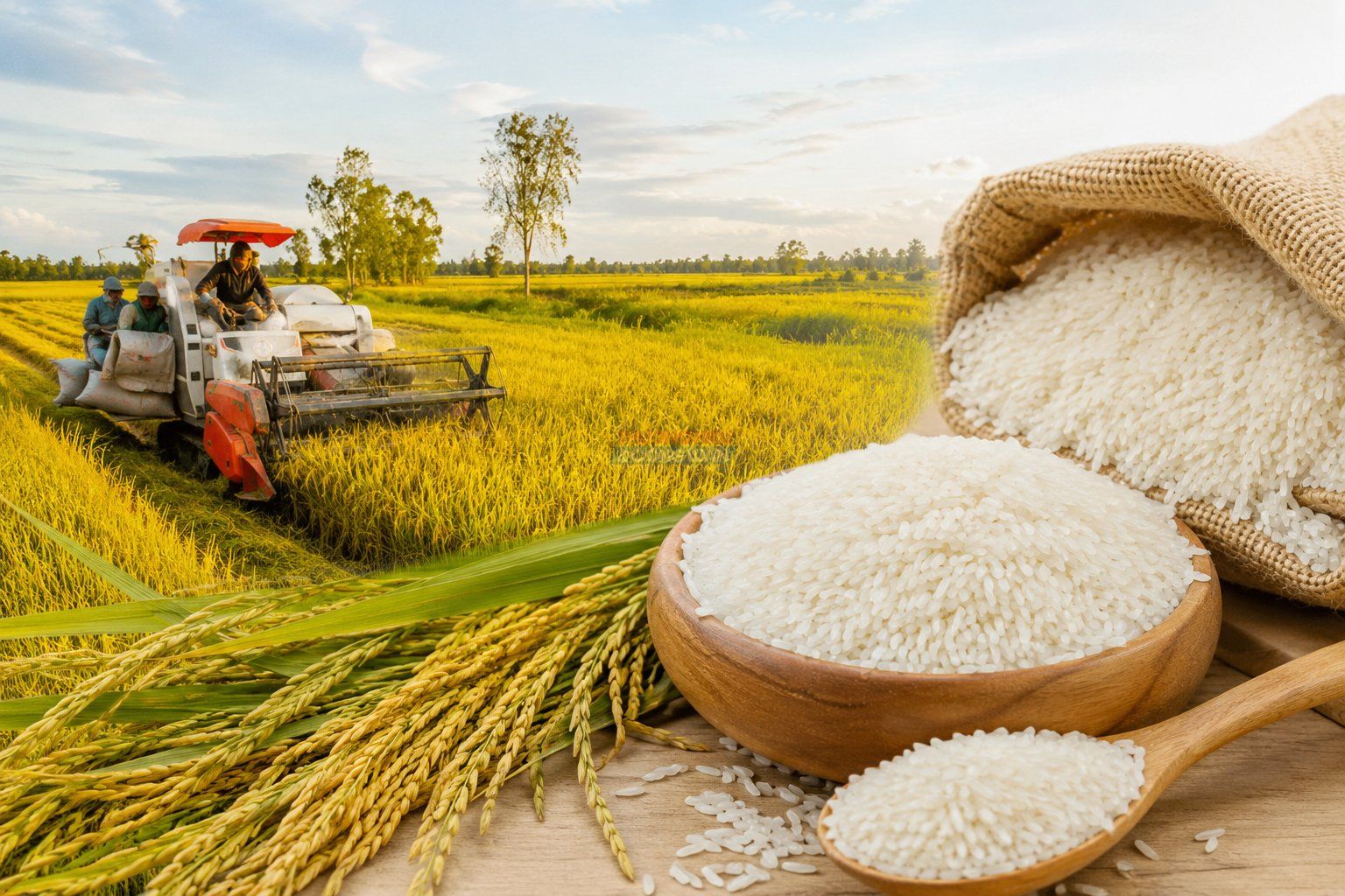 Giá lúa gạo ngày hôm nay 12/10/2026: Gạo Việt Nam giữ mốc 424 USD/tấn, xuất khẩu chịu áp lực