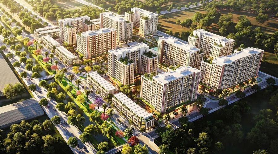 Dự án NOXH 9ha tại Bắc Ninh với 70% diện tích dành cho cây xanh, mặt nước