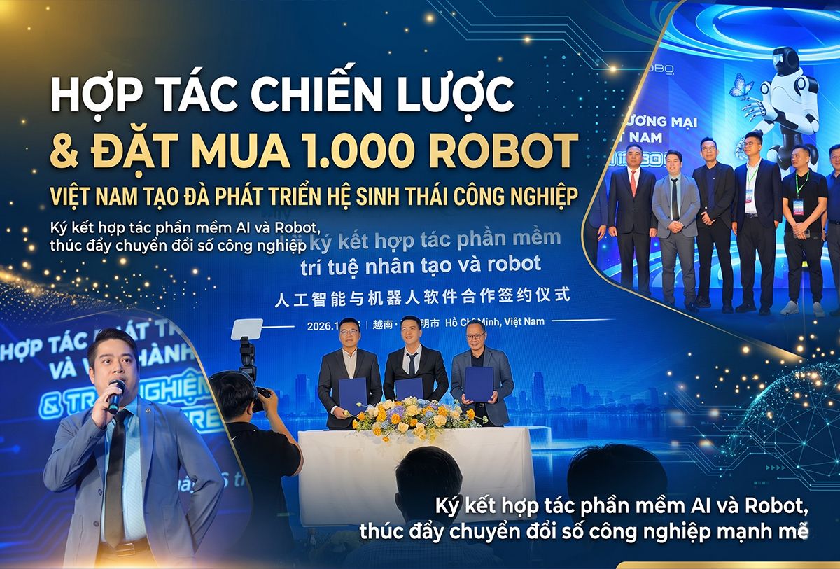 Việt Nam đặt mua 1.000 robot Trung Quốc, tạo đà cho phát triển hệ sinh thái công nghiệp