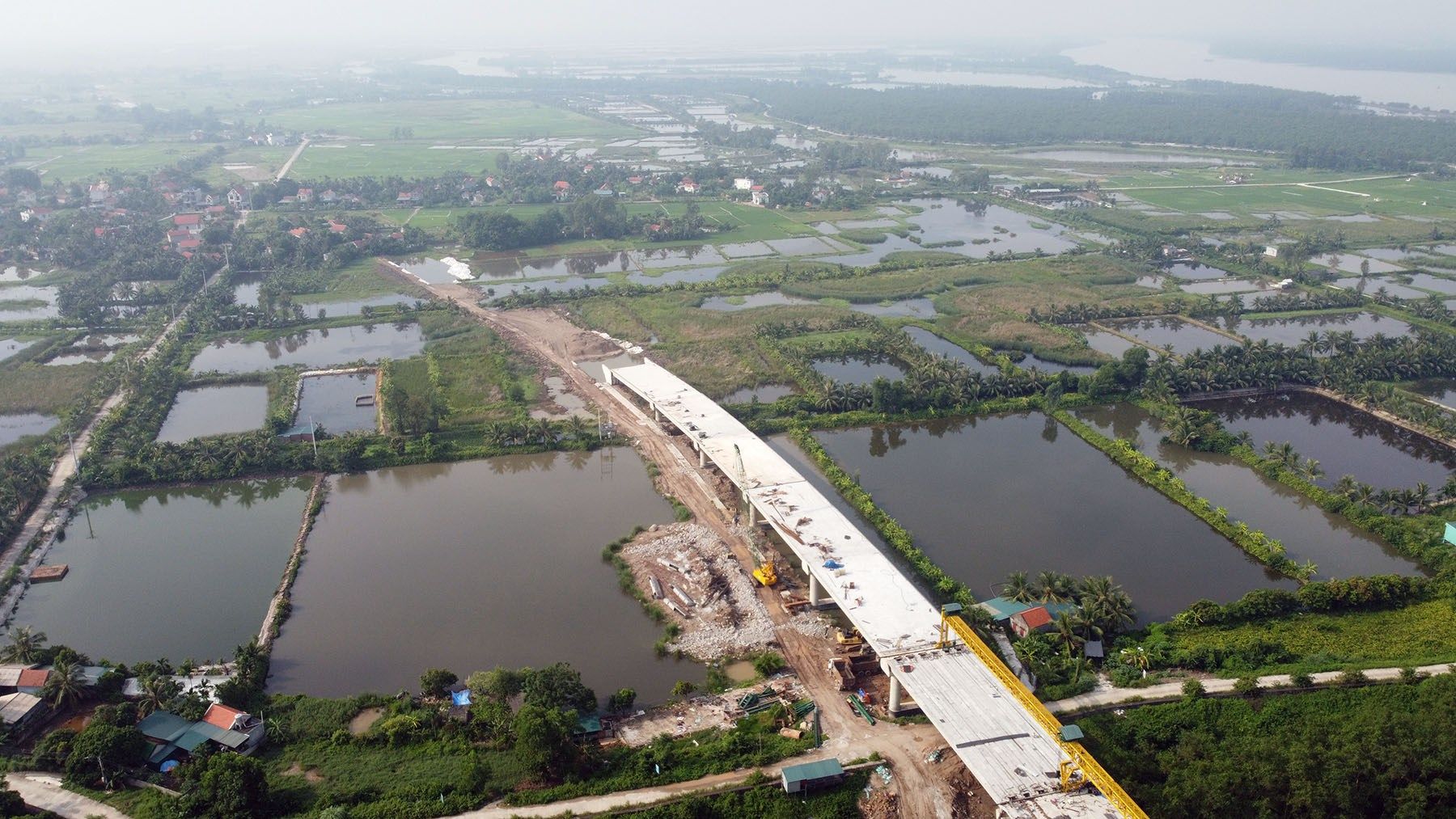 Cầu Sông Chanh hơn 1.290 tỷ đồng tăng tốc thi công, dự kiến hoàn thành cuối năm 2027
