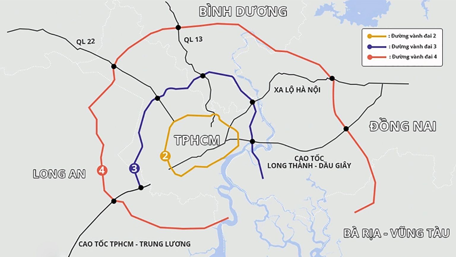 Tây Ninh khởi động hai dự án cao tốc thuộc Vành đai 4 TP.HCM, tổng vốn hơn 43.298 tỷ đồng