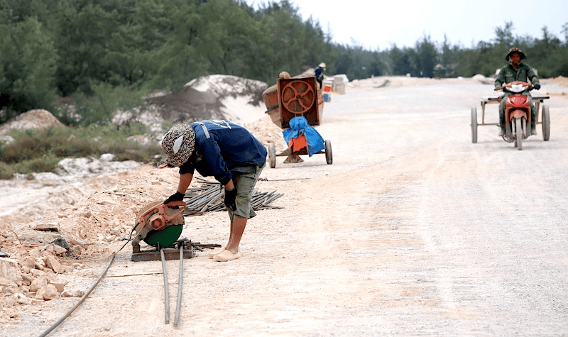 Dự án thành phần 1 - Đường ven biển hơn 2.400 tỷ đồng tại Quảng Trị chạy đua về đích trước ngày 31/12