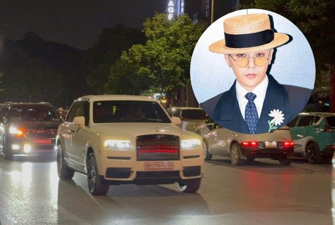 G-Dragon cùng BIGBANG đến Hà Nội trên dàn xe siêu sang có giá hơn 100 tỷ đồng