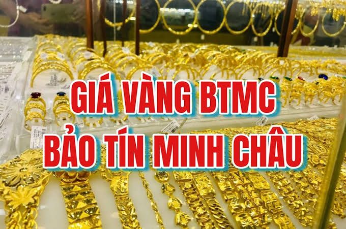 Cập nhật giá vàng Bảo Tín Minh châu hôm nay 9/7
