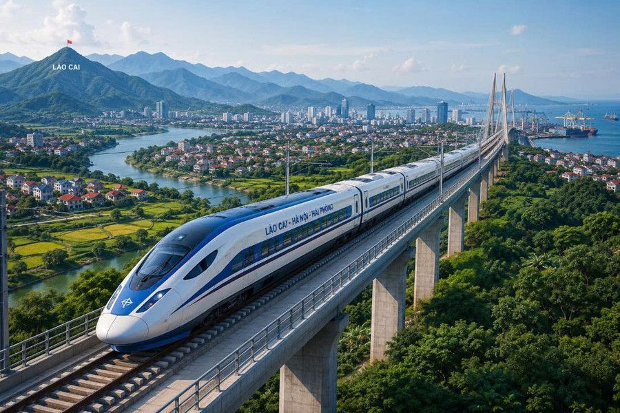 Đường sắt Lào Cai - Hà Nội - Hải Phòng đề xuất đổi hướng tuyến, tiết kiệm gần 12.590 tỷ đồng