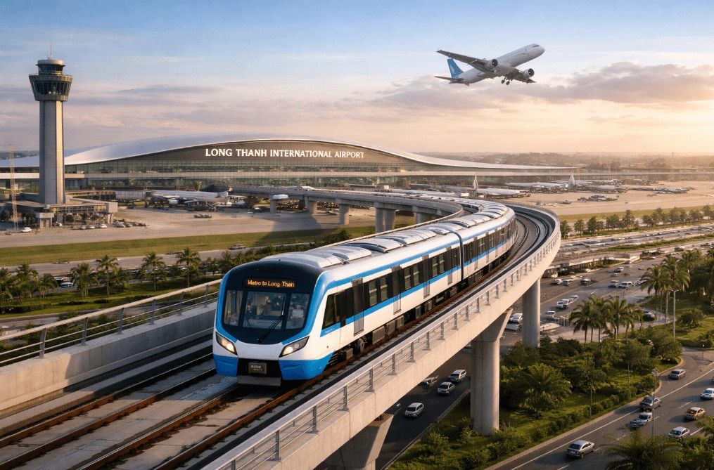 Tuyến metro 44 km nối TP.HCM với sân bay Long Thành được hỗ trợ 2,5 tỷ USD từ Anh